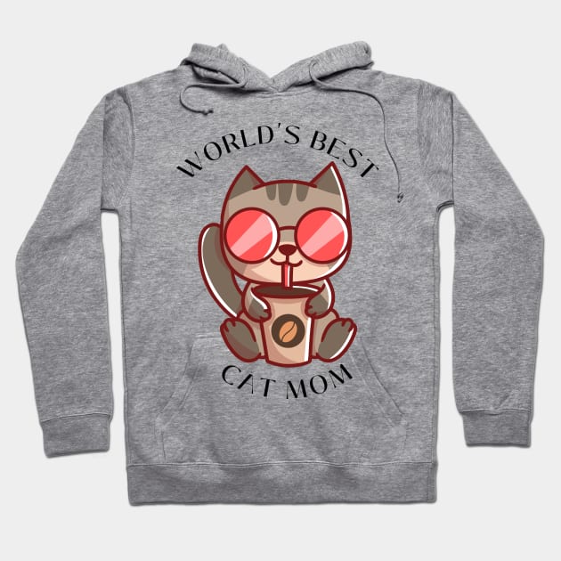 World's Best Cat Mom Hoodie by hexchen09